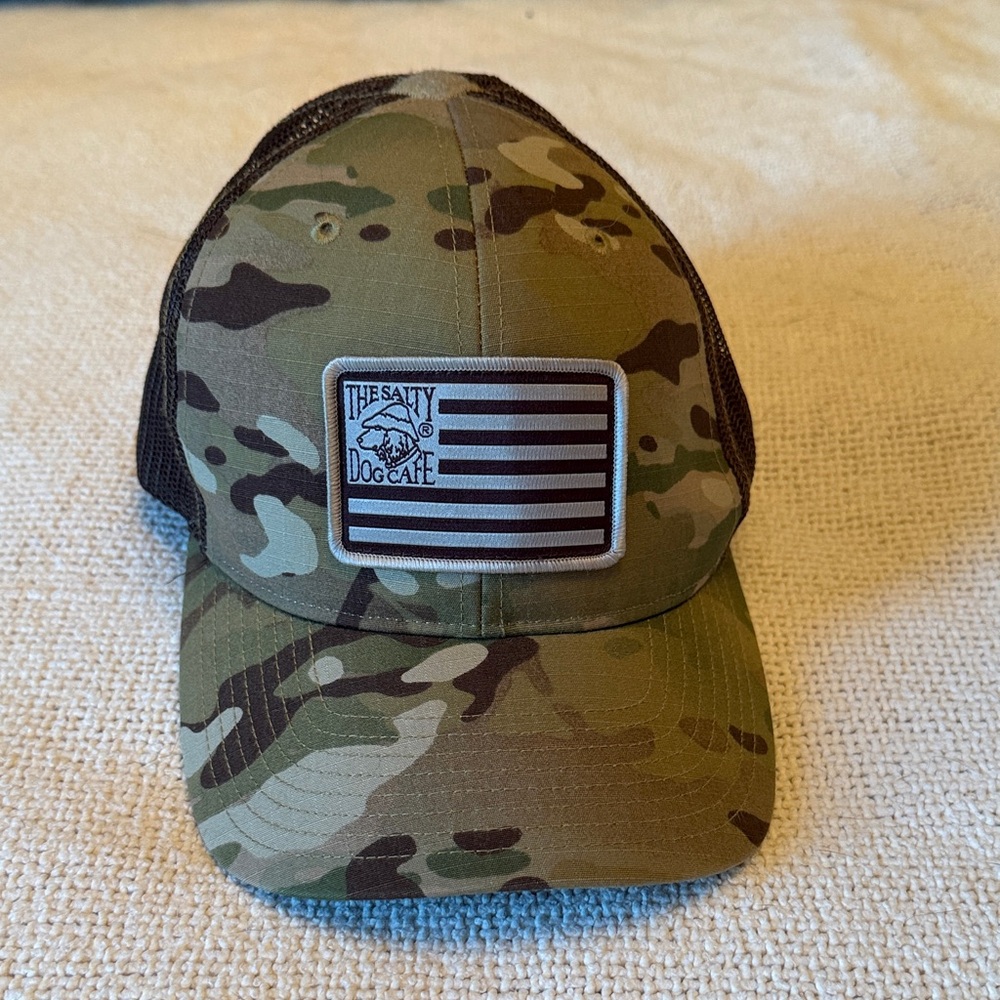 Salty Dog Camo Trucker Hat